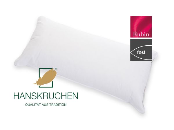 HANSKRUCHEN Daunenkissen RUBIN fest