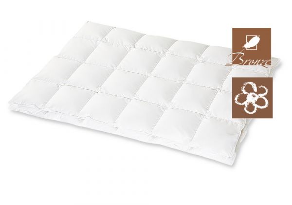 HANSKRUCHEN Dauneneinziehdecke Bronze leicht